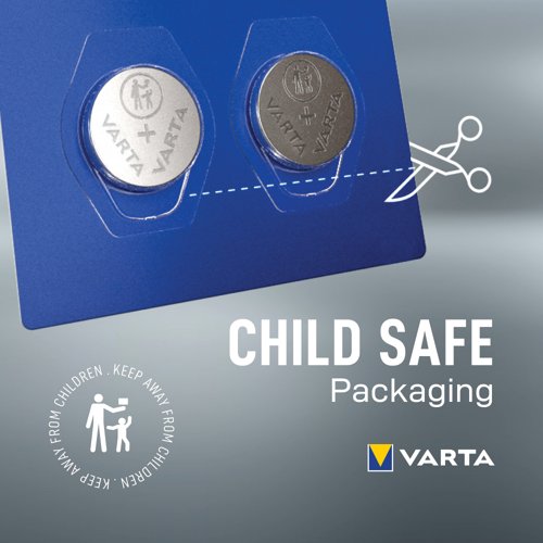 Varta CR2025 Lithium Coin Cell Battery (Pack of 2) 06025101402
