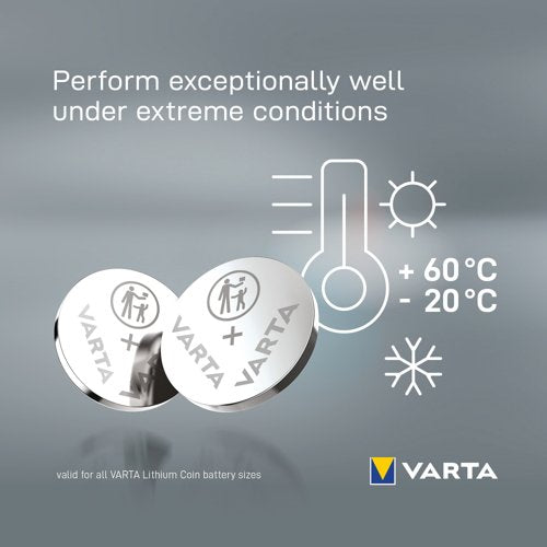 Varta CR2032 Lithium Coin Cell Battery (Pack of 2) 06032101402