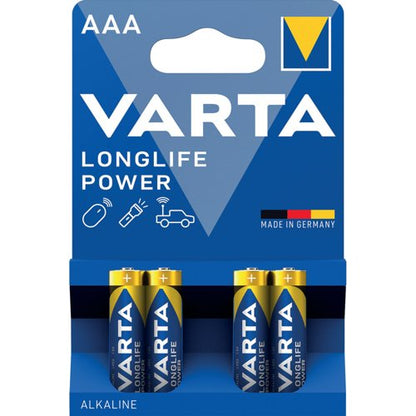 Varta Longlife Power AAA Battery (Pack of 4) 4903121414