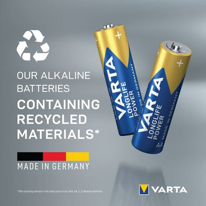 Varta Longlife Power AAA Battery (Pack of 4) 4903121414