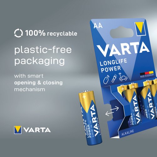 Varta Longlife Power AAA Battery (Pack of 4) 4903121414