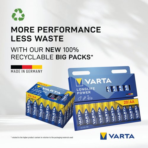 Varta Longlife Power AAA Battery (Pack of 4) 4903121414