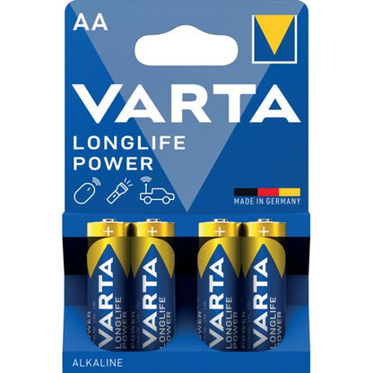Varta Longlife Power AA Battery (Pack of 4) 4906121414