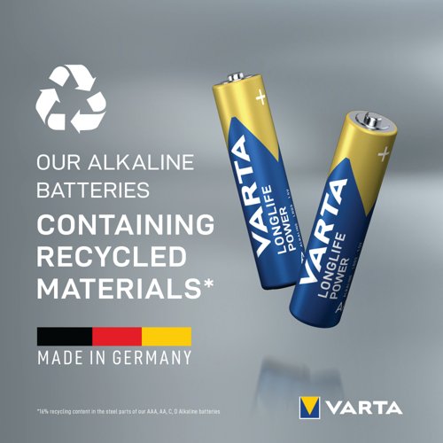 Varta Longlife Power AAA Battery (Pack of 40) 04903121394
