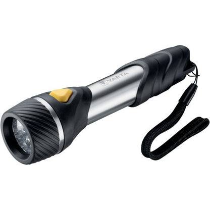 Varta Day Light Multi LED F20 Torch with 9 LEDS 62 Hours Run Time Black/Grey 16632101421