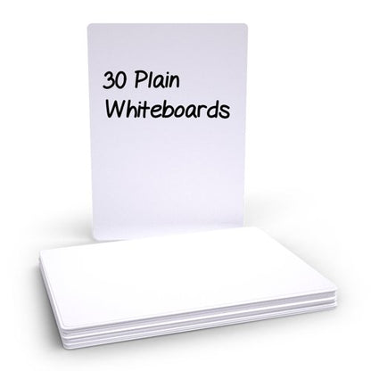 Budget Whiteboard Plain (30 Pack) WBP30