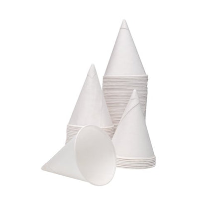 Water Cone 4oz White (Pack of 5000) WX10430