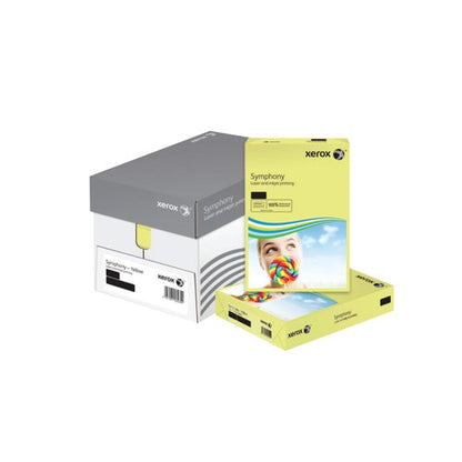Xerox Copier A3 Symphony Tinted 80gsm Pastel Yellow (Pack of 500) 62879