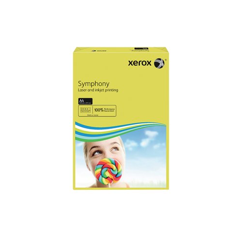 Xerox Symphony A4 Paper 80gsm Dark Yellow (Pack of 500) 003R93952