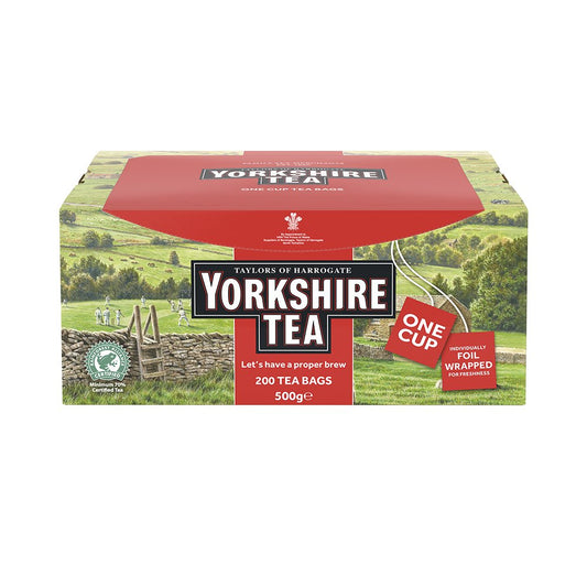 Taylors Yorkshire Tea Envelopes 200's - NWT FM SOLUTIONS - YOUR CATERING WHOLESALER