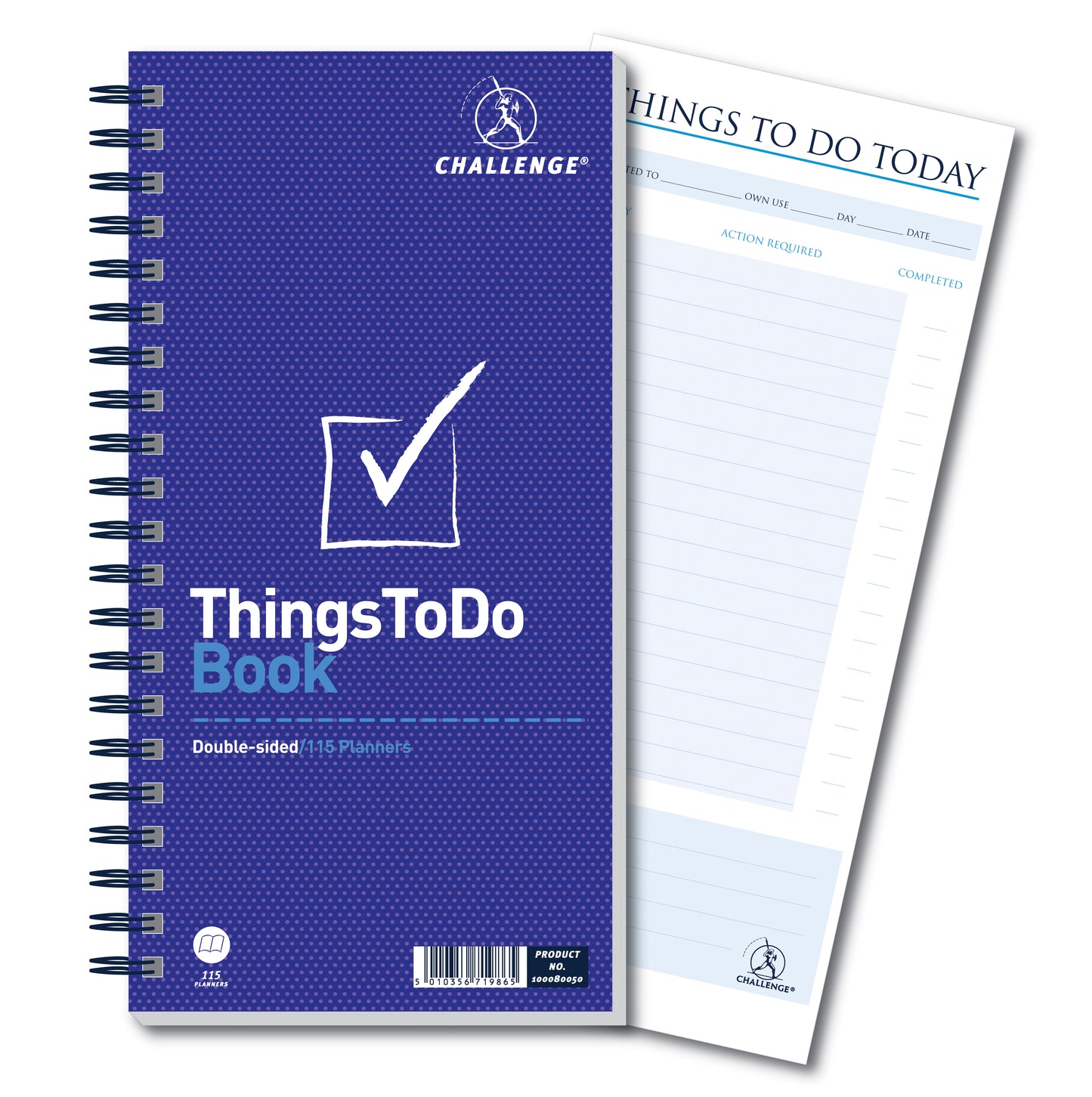 Challenge 280x141mm Things To Do Today Book Wirebound 115 Pages - 100080050