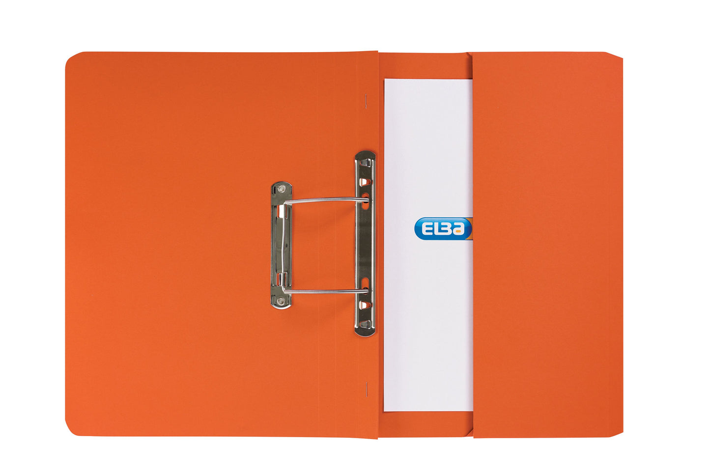 Elba Stratford Spring Pocket Transfer File Manilla Foolscap 320gsm Orange (Pack 25) - 100090148