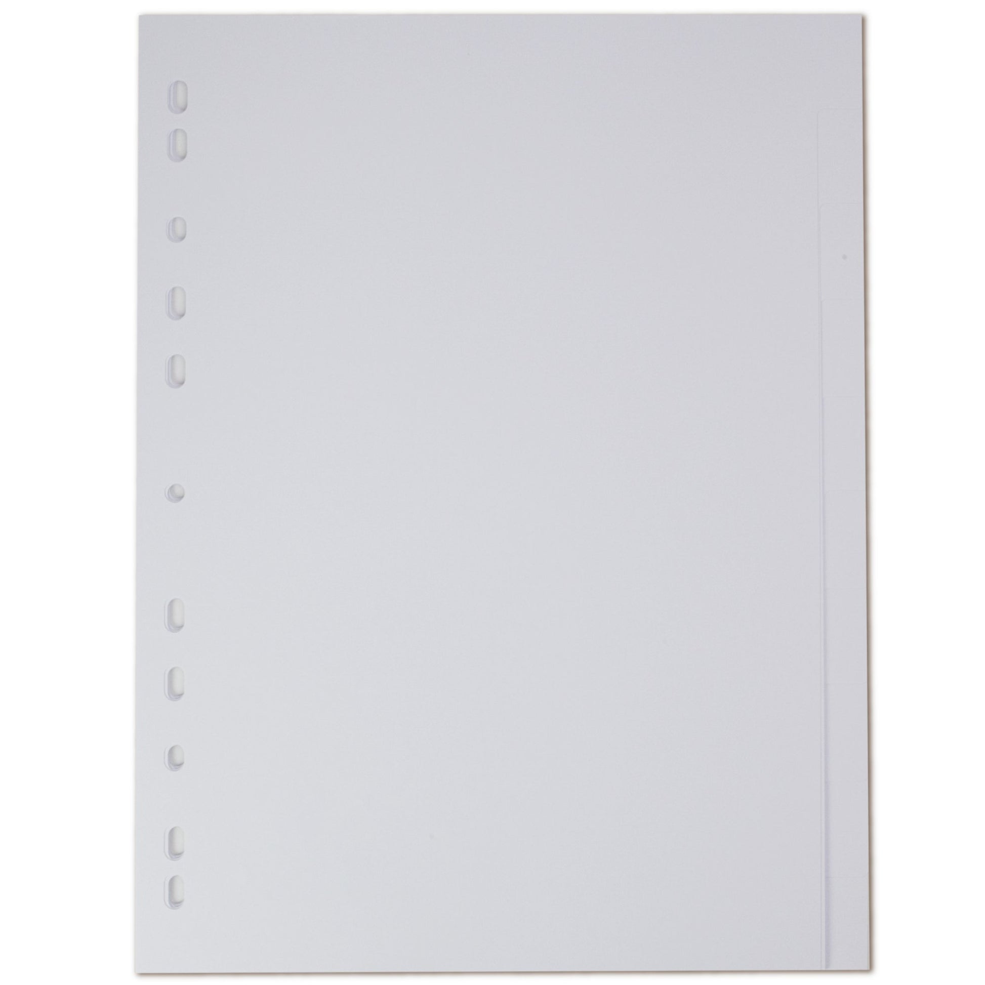 Elba Divider 10 Part A4 160gsm Card White 100204881 - NWT FM SOLUTIONS - YOUR CATERING WHOLESALER