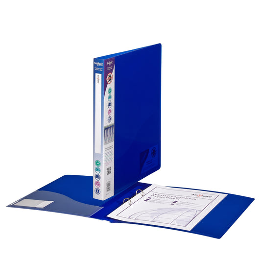 Snopake Superline Ring Binder 2 O-Ring A4 15mm Rings Electra Blue (Pack 10) - 10120 - NWT FM SOLUTIONS - YOUR CATERING WHOLESALER