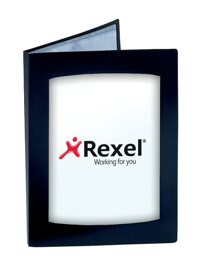 Rexel Clearview A3 Display Book 24 Pocket Black 10405BK - NWT FM SOLUTIONS - YOUR CATERING WHOLESALER