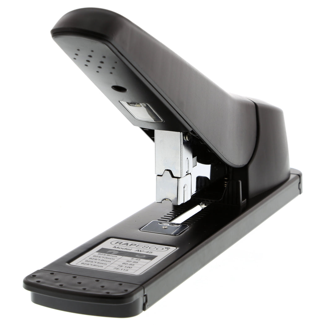 Rapesco AV-45 Heavy Duty Stapler Plastic 115 Sheet Black - 1063