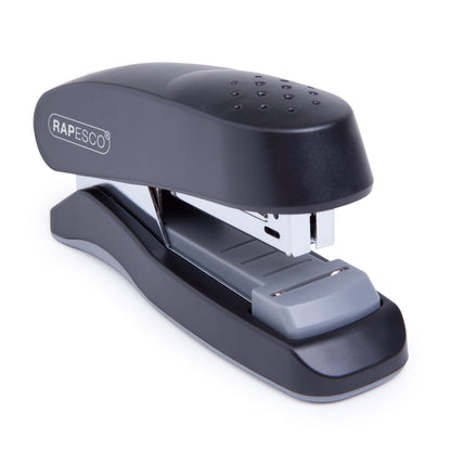 Rapesco Flat Clinch Half Strip Stapler 25 Sheet Black - 1064