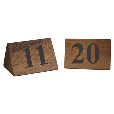 Zodiac Naturals Wooden Table Numbers 11-20 - NWT FM SOLUTIONS - YOUR CATERING WHOLESALER