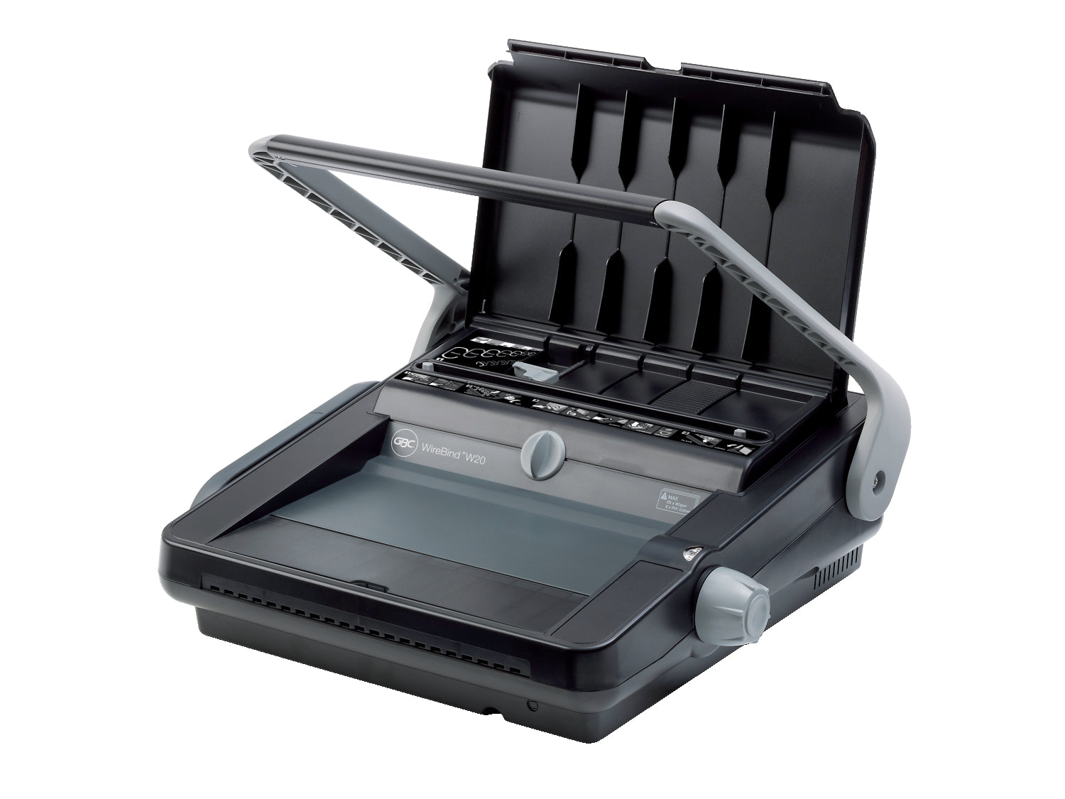 GBC WireBind W20 Manual Wire Binding Machine Dark Grey 4400426 - NWT FM SOLUTIONS - YOUR CATERING WHOLESALER