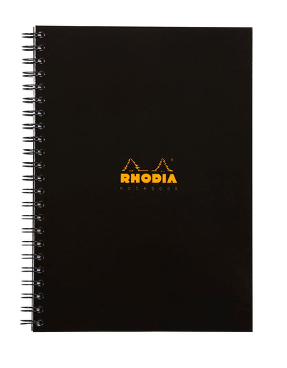 Rhodia A4 Wirebound Hard Cover Notebook Ruled 160 Pages (Pack 3) 119232C