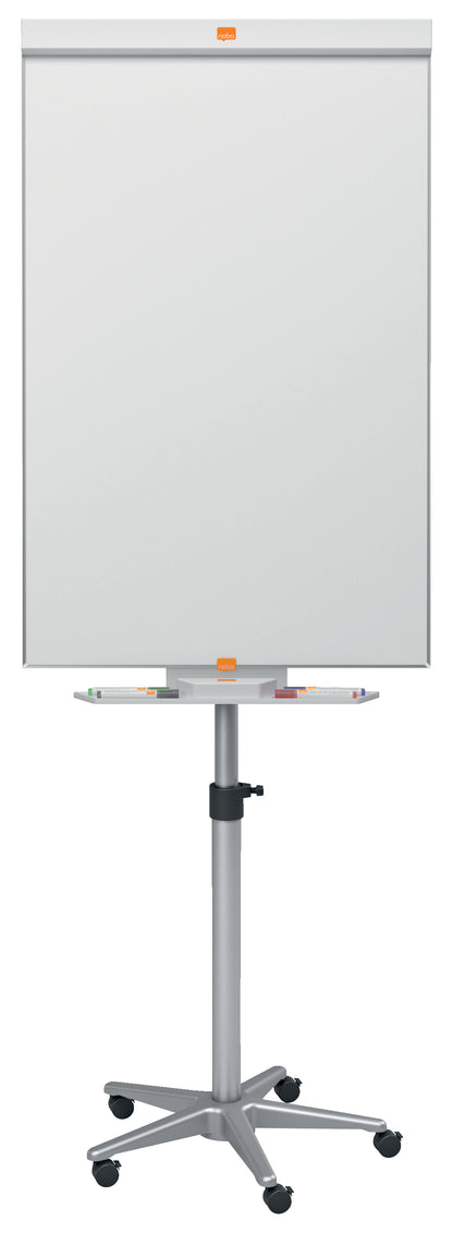 Nobo Barracuda Mobile Flipchart Easel Magnetic 745x690mm Grey 1902386