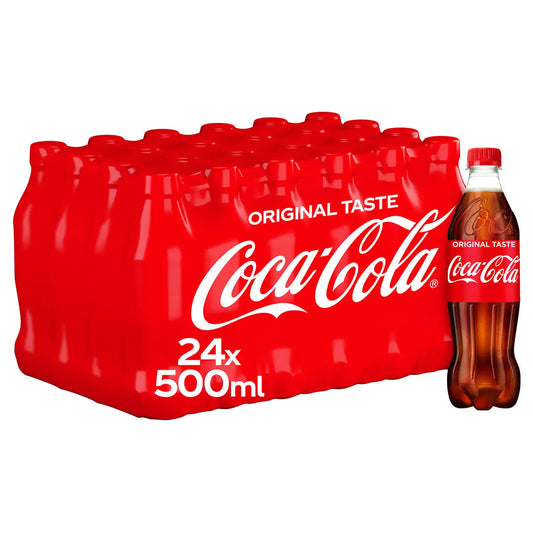 Coca Cola Bottles 24x500ml - NWT FM SOLUTIONS - YOUR CATERING WHOLESALER