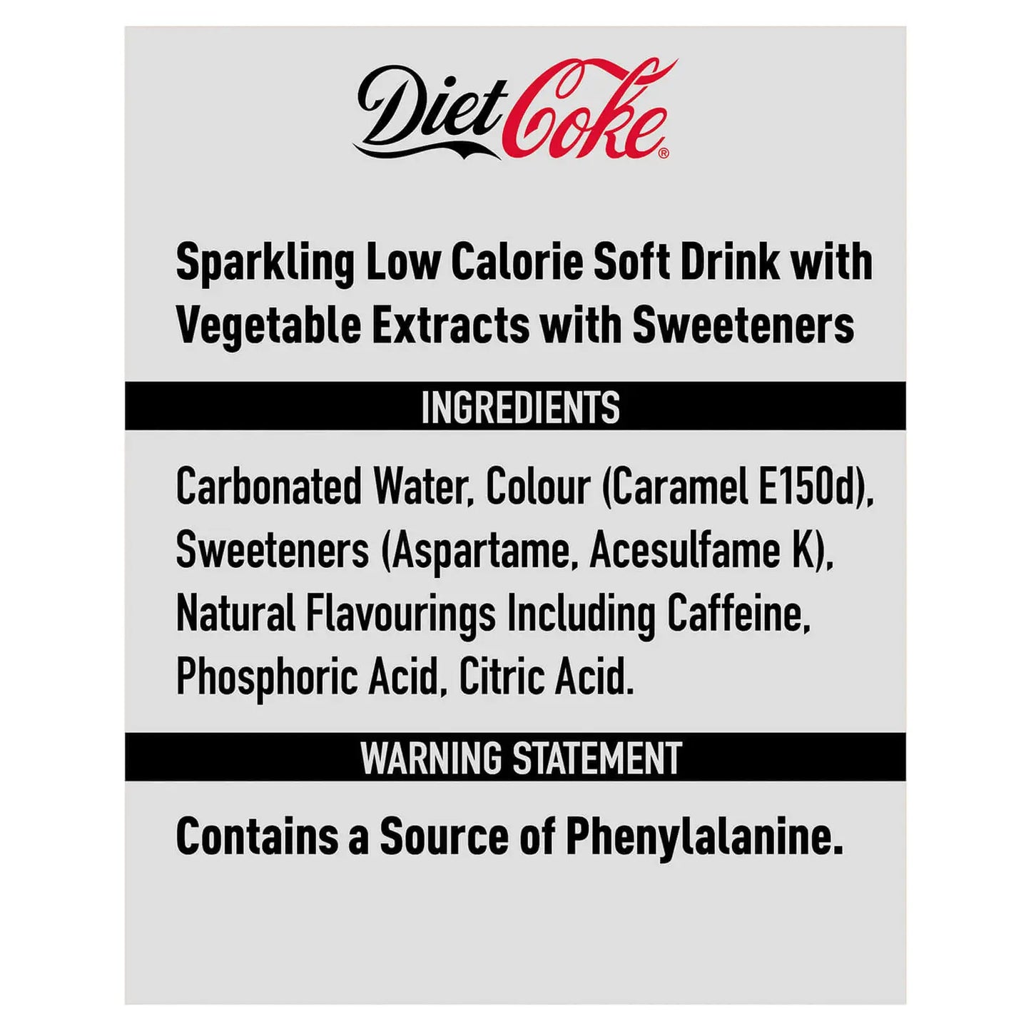 Diet Coke Bottles 24 x 500ml