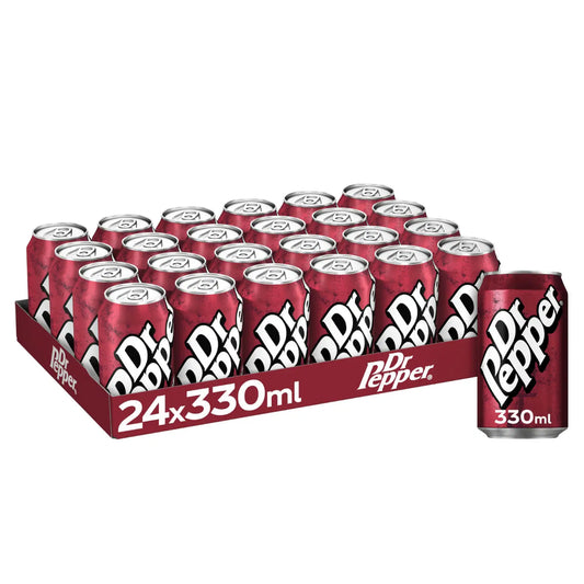 Dr Pepper Cans 24x330ml - NWT FM SOLUTIONS - YOUR CATERING WHOLESALER