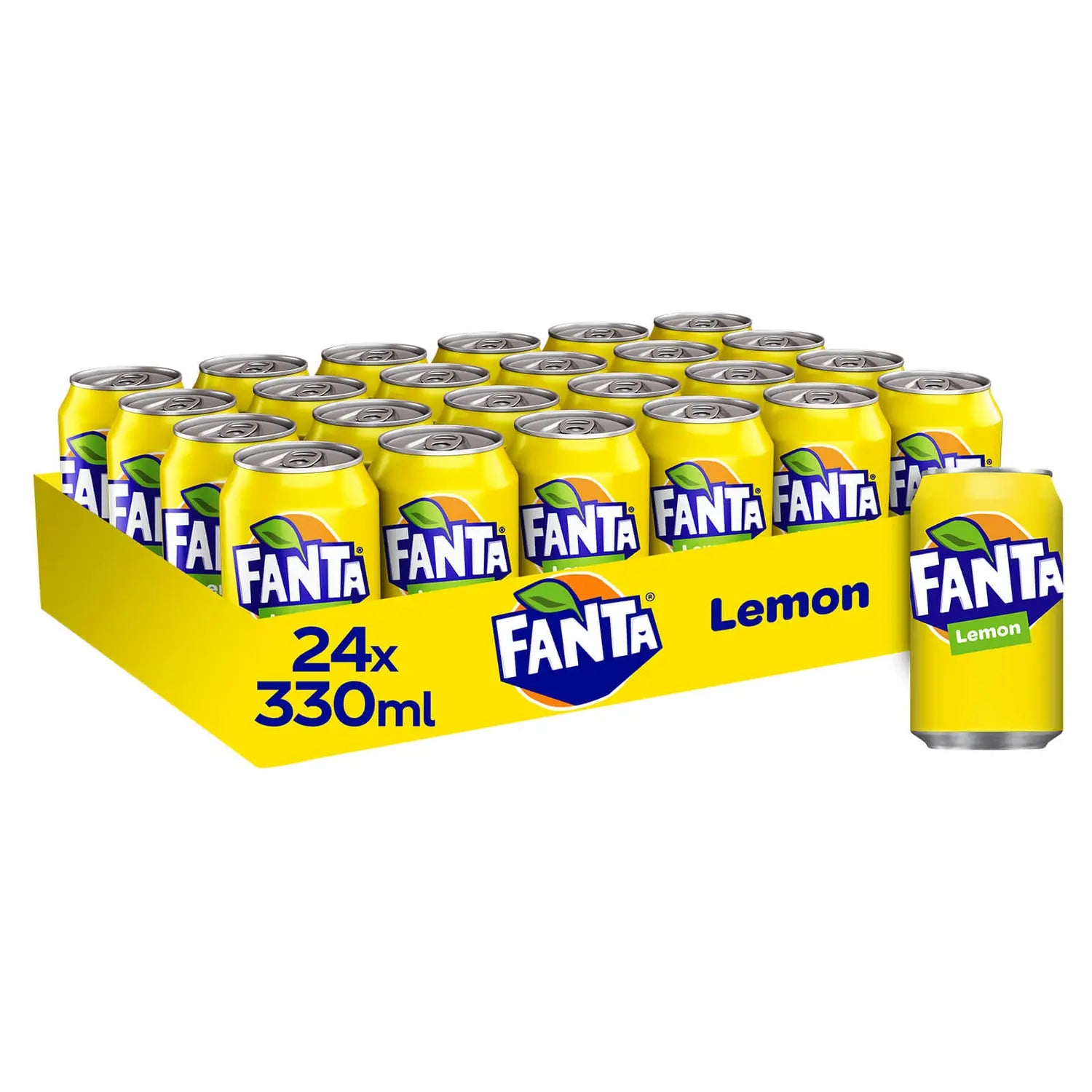 Fanta Lemon Cans 24x330ml - NWT FM SOLUTIONS - YOUR CATERING WHOLESALER