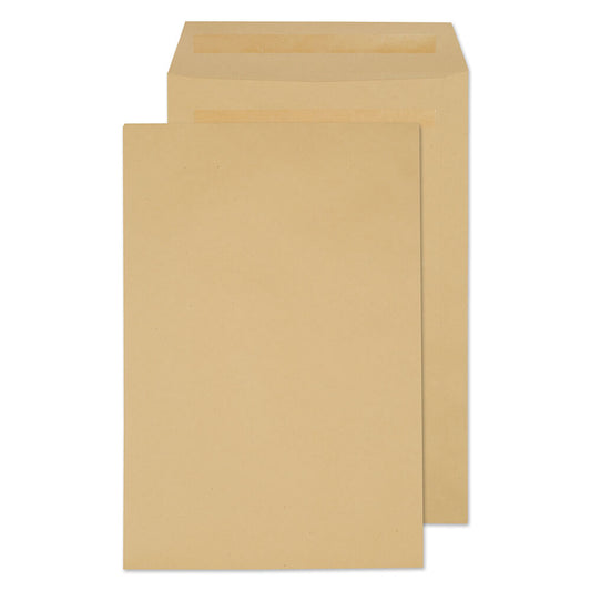 ValueX Pocket Envelope 381x254mm Recycled Self Seal Plain 90gsm 80% Recycled Manilla (Pack 250) - 12890 - NWT FM SOLUTIONS - YOUR CATERING WHOLESALER