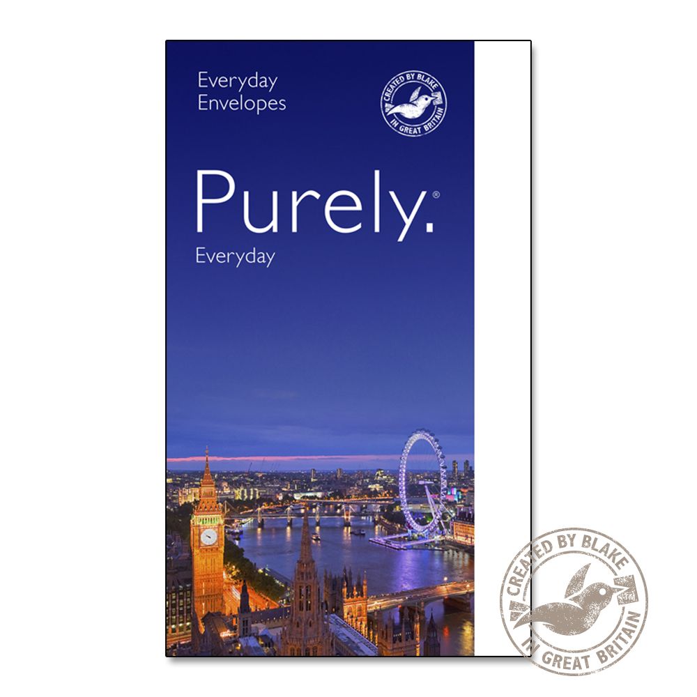 Blake Purely Everyday Pocket Envelope C5 Self Seal Window 90gsm White (Pack 25) - 13084/25 PR
