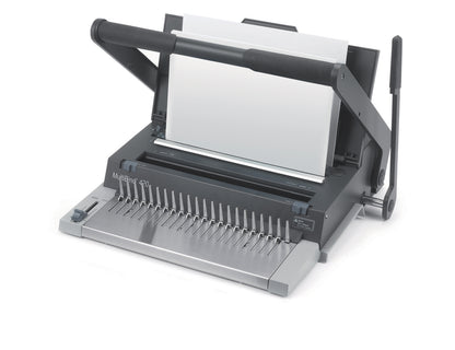 GBC MultiBind 420 Manual Comb and Wire Binding Machine Dark Grey 4400435