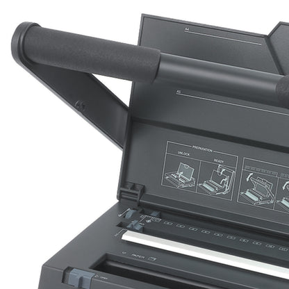 GBC MultiBind 420 Manual Comb and Wire Binding Machine Dark Grey 4400435