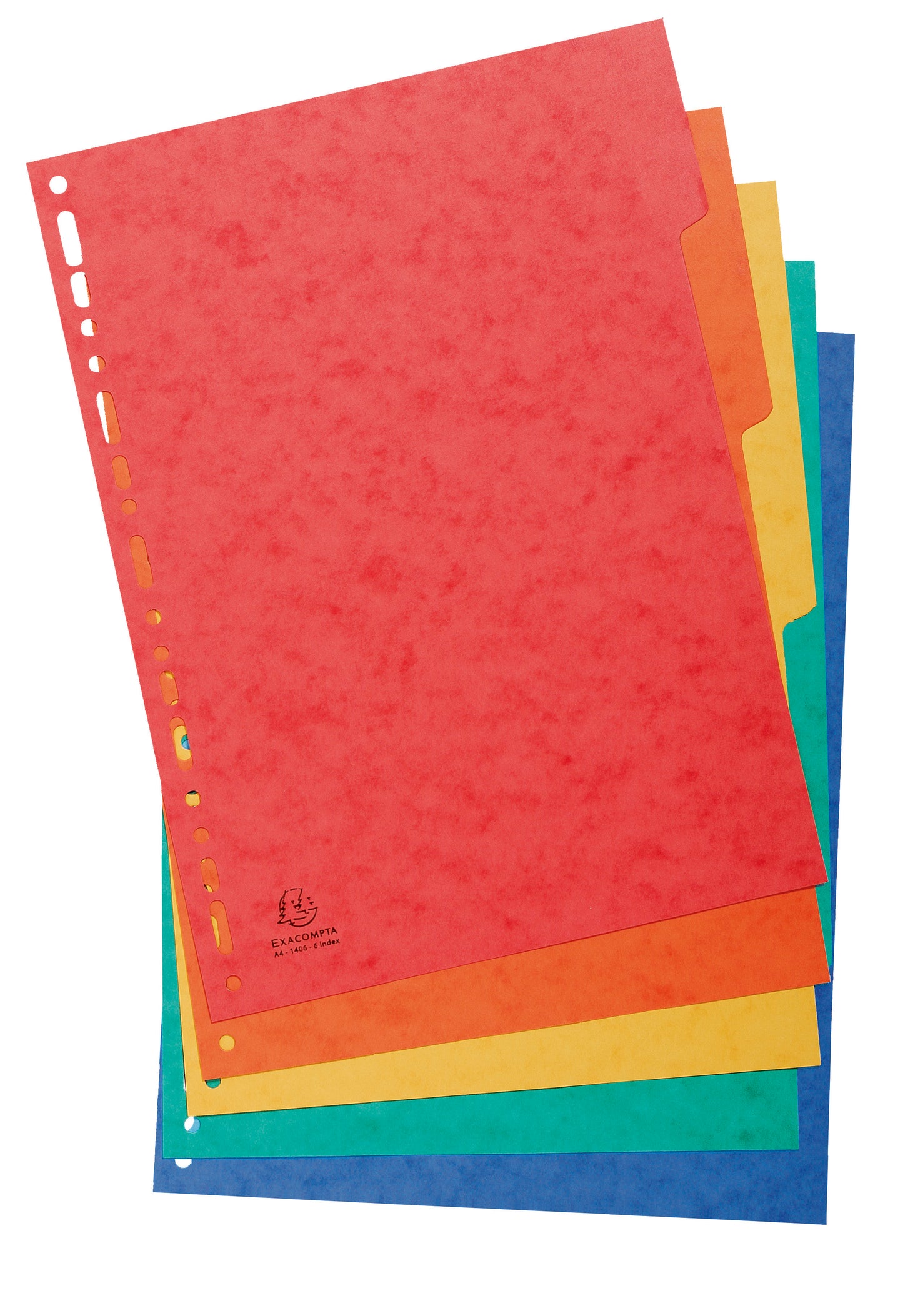 Exacompta Divider 5 Part A4 225gsm Pressboard Assorted Colours - 1405E