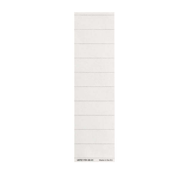 Leitz Ultimate Suspension File Card Tab Inserts White (Pack 100) 17510001 - NWT FM SOLUTIONS - YOUR CATERING WHOLESALER