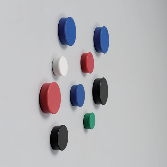 Nobo Round Magnets 20mm Assorted Colours (Pack 10) 1901016 - NWT FM SOLUTIONS - YOUR CATERING WHOLESALER