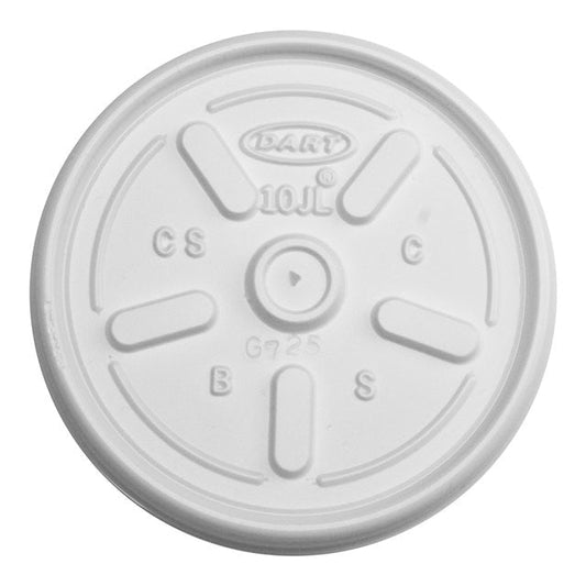 Dart 10oz VENTED Lids 100's - NWT FM SOLUTIONS - YOUR CATERING WHOLESALER
