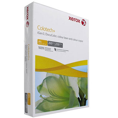 Xerox A4 200g White Colotech Paper 1 Ream (250 Sheets) - NWT FM SOLUTIONS - YOUR CATERING WHOLESALER