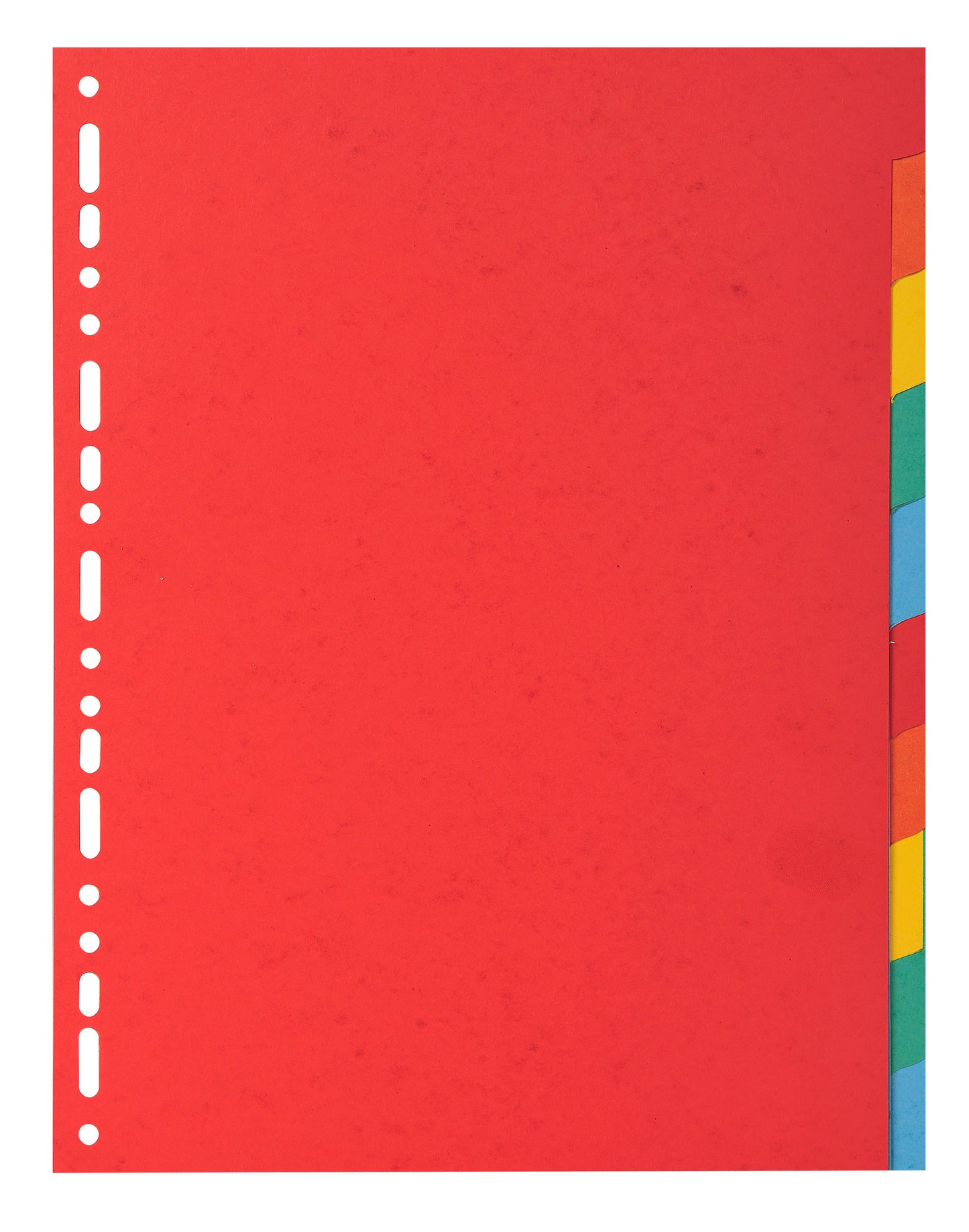 Exacompta Forever Recycled Divider 10 Part A4 220gsm Card Vivid Assorted Colours - 2010E - NWT FM SOLUTIONS - YOUR CATERING WHOLESALER