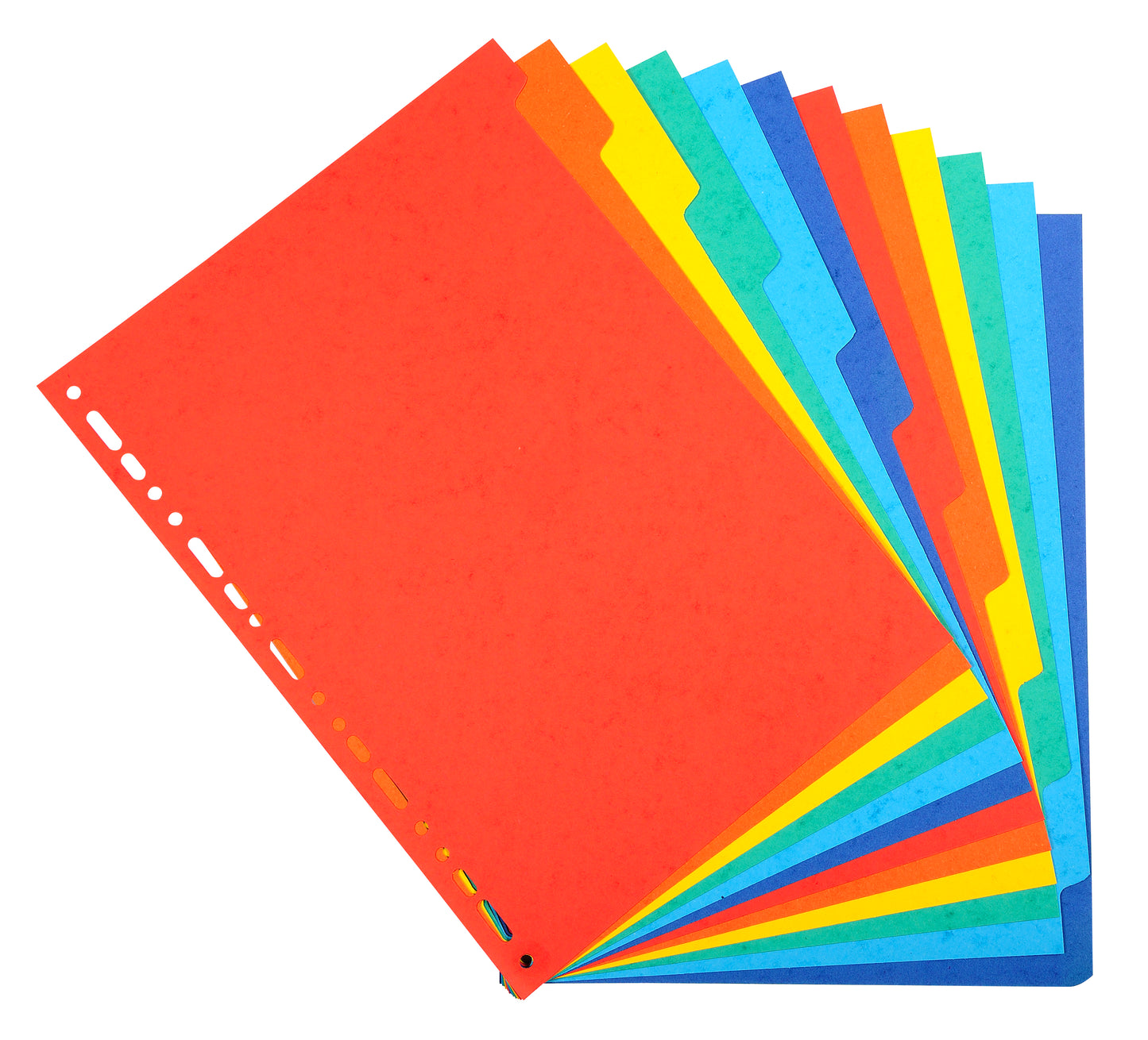 Exacompta Forever Recycled Divider 12 Part A4 220gsm Card Vivid Assorted Colours - 2012E