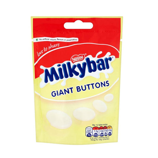 Giant Milky Bar Buttons 94g Pouch - NWT FM SOLUTIONS - YOUR CATERING WHOLESALER