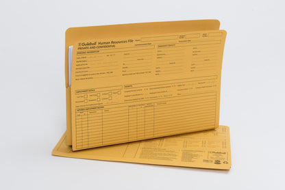 Guildhall Pre-Printed HR File Manilla 244x355mm 315gsm Yellow (Pack 50) - 211/1300Z