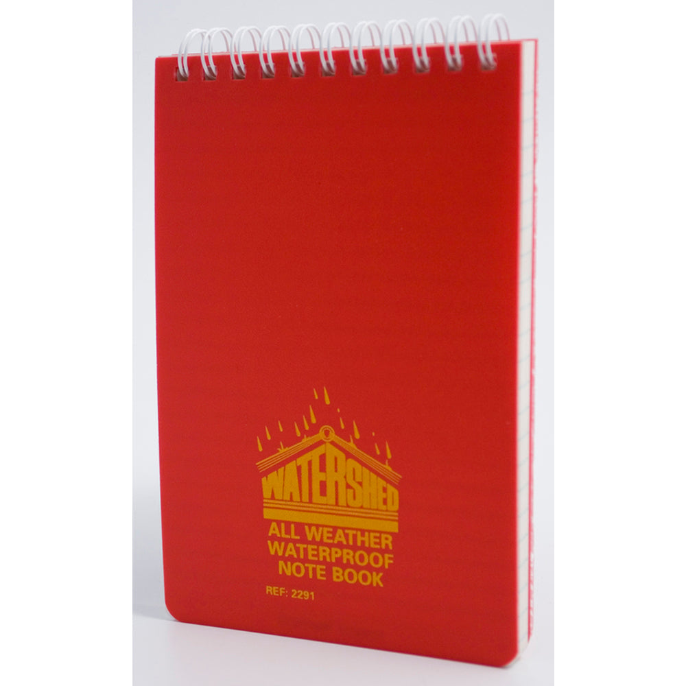 Chartwell Watershed Notebook 156x101mm Lined 50 Pages Red - 2291Z - NWT FM SOLUTIONS - YOUR CATERING WHOLESALER