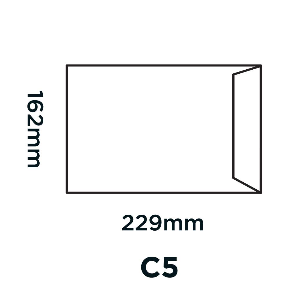 Blake Purely Environmental Pocket Envelope C5 Self Seal Plain 90gsm Natural White (Pack 500) - RE6455