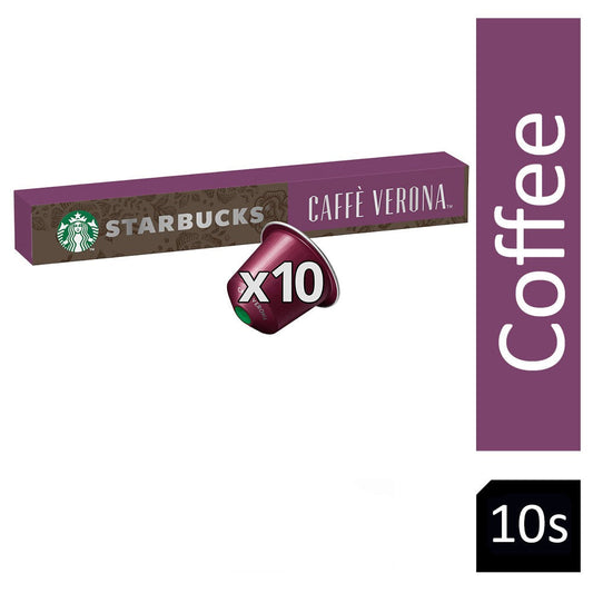 Starbucks Caffe Verona 10's (Nespresso Compatible Pods) - NWT FM SOLUTIONS - YOUR CATERING WHOLESALER