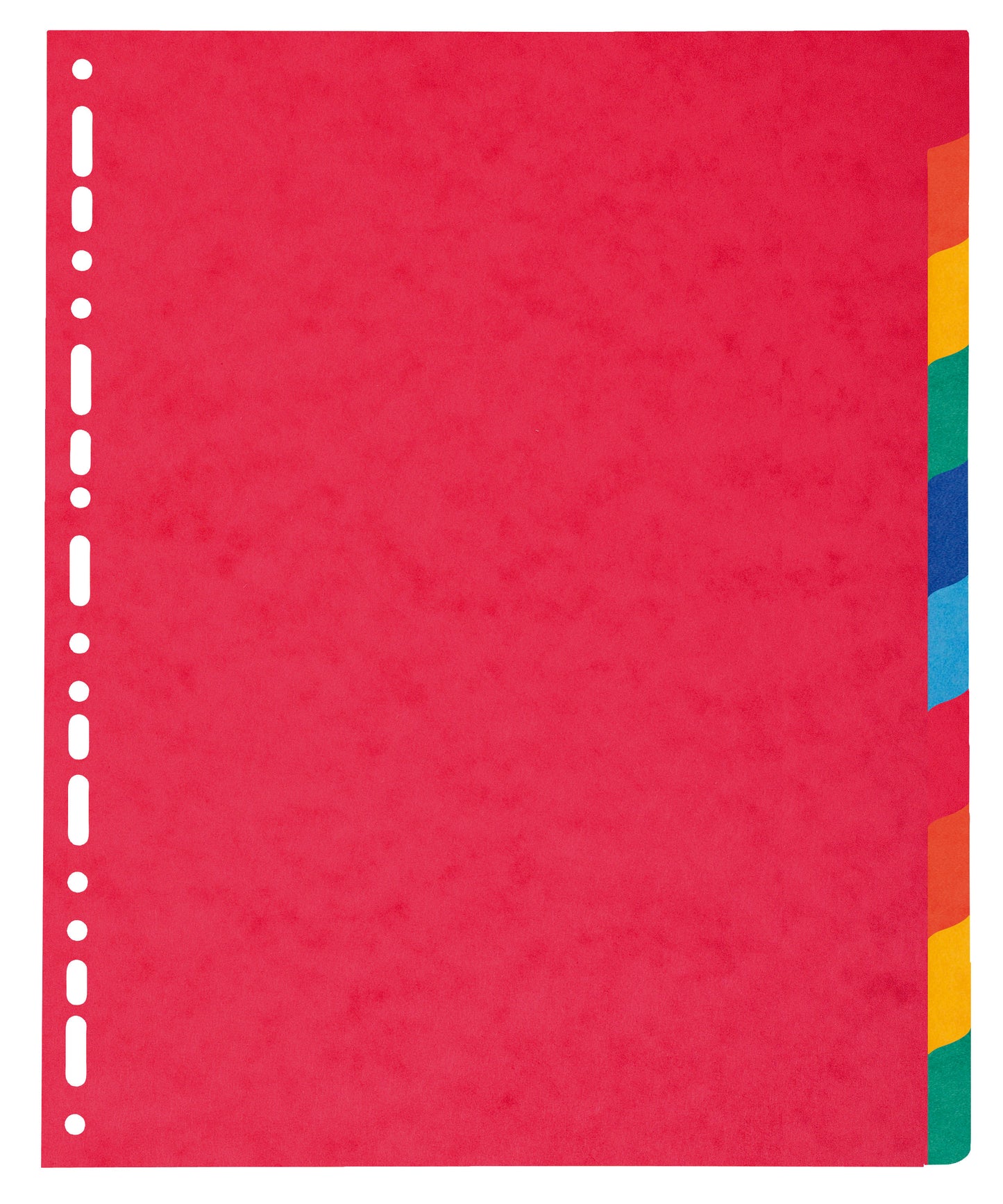 Exacompta Divider 10 Part A4 Extra Wide 225gsm Pressboard Assorted Colours - 2410E