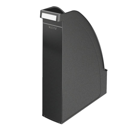 Leitz Plus Magazine File A4 Black 24760095 - NWT FM SOLUTIONS - YOUR CATERING WHOLESALER