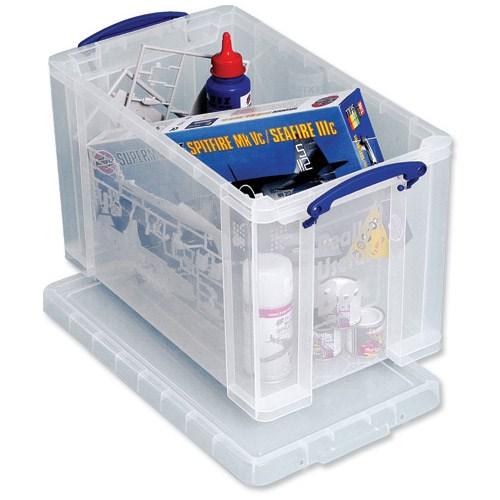 Really Useful Clear Plastic Storage Box 24 Litre - NWT FM SOLUTIONS - YOUR CATERING WHOLESALER