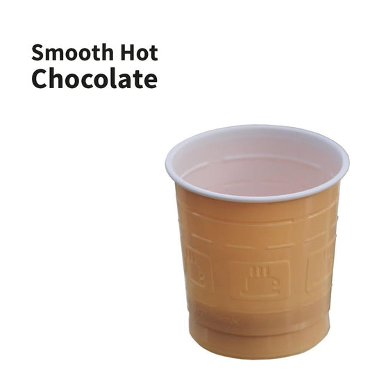 In-Cup Smooth Chocolate 25s 73mm Plastic Cups - NWT FM SOLUTIONS - YOUR CATERING WHOLESALER