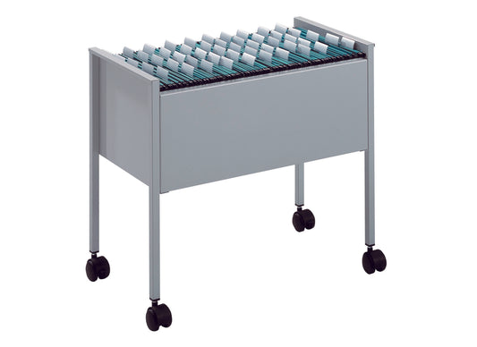 Durable Mobile Suspension Filing Trolley Grey 309710 - NWT FM SOLUTIONS - YOUR CATERING WHOLESALER